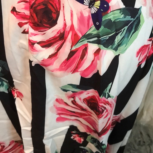 Vintage Floral Print Belted 1950s Dress - Picture 7 of 8